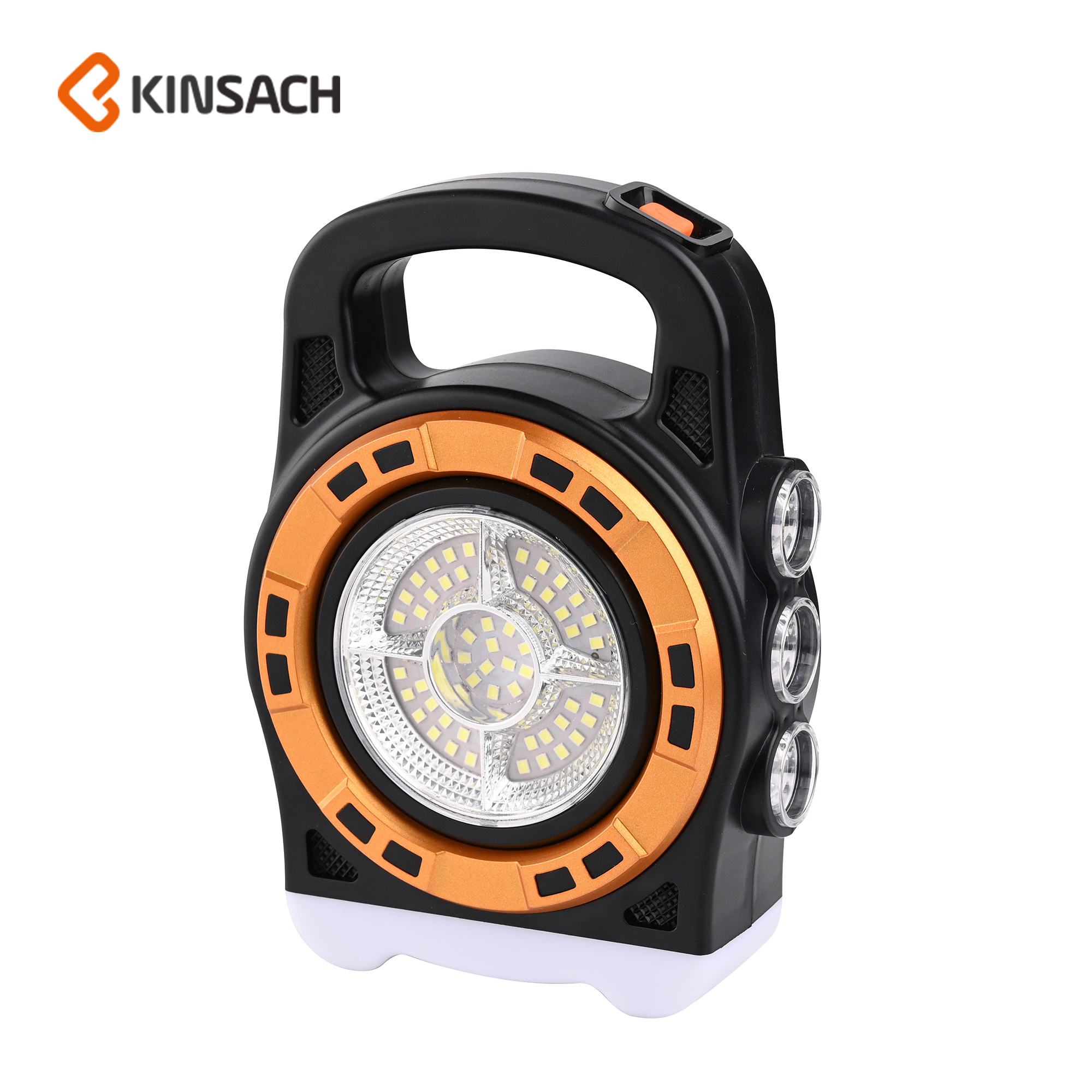 2022 Cross-border New Products: Outdoor solar-powered charging portable high-intensity long-range searchlight, work light, emergency light LED