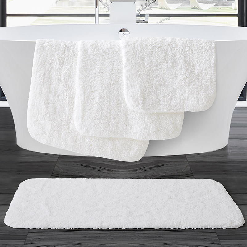 Hotel TOWE floor towel non-slip thick absorbent floor towel all cotton bathroom non-slip floor mat soft absorbent, not easy to shed hair thumbnail