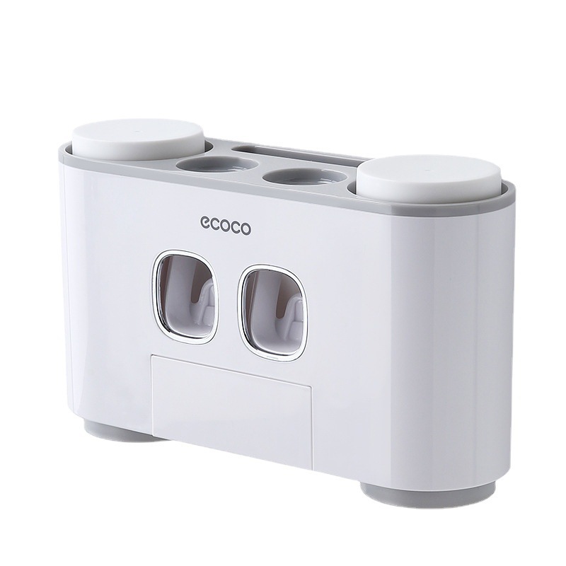 Toothbrush and toothpaste holder