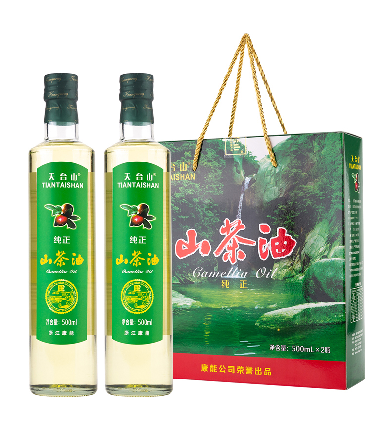 天台山纯正茶油物理压榨500ml*2瓶礼盒装台州特产伴手礼详情10