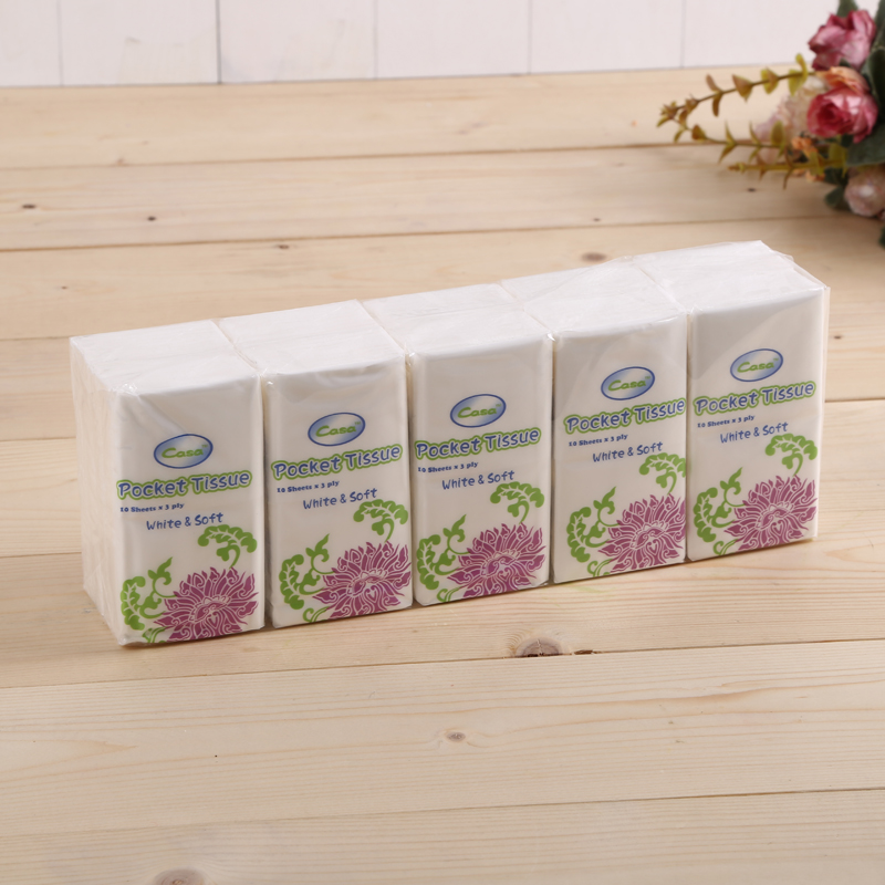 Native wood pulp Chrysanthemum 2 layers 3 layers 19*21 handkerchief paper export only for extra soft tissue paper napkin gram Custom OEM thumbnail