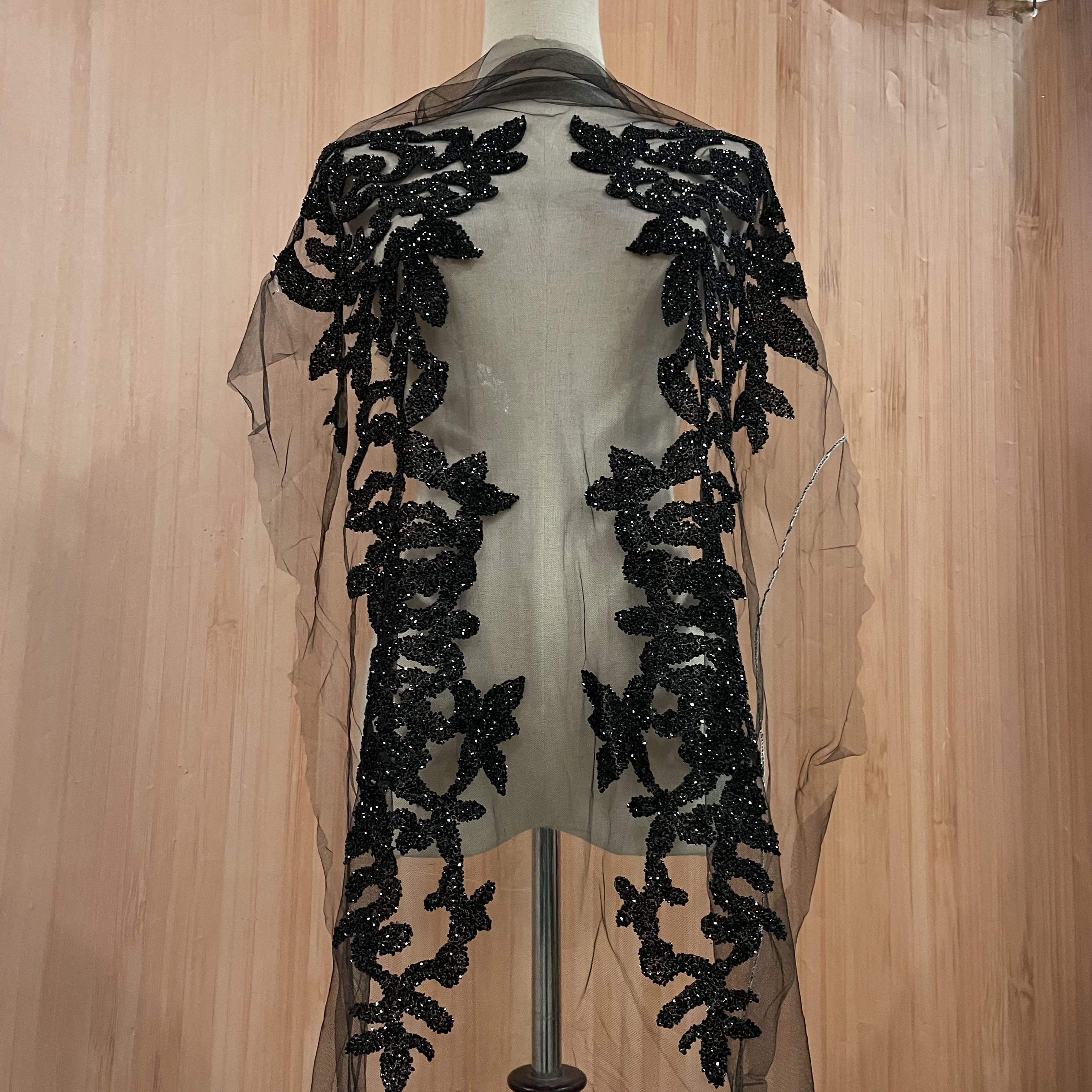 水晶紧身胸衣婚礼晚礼服贴花重珠手工紧身胸衣补丁详情1