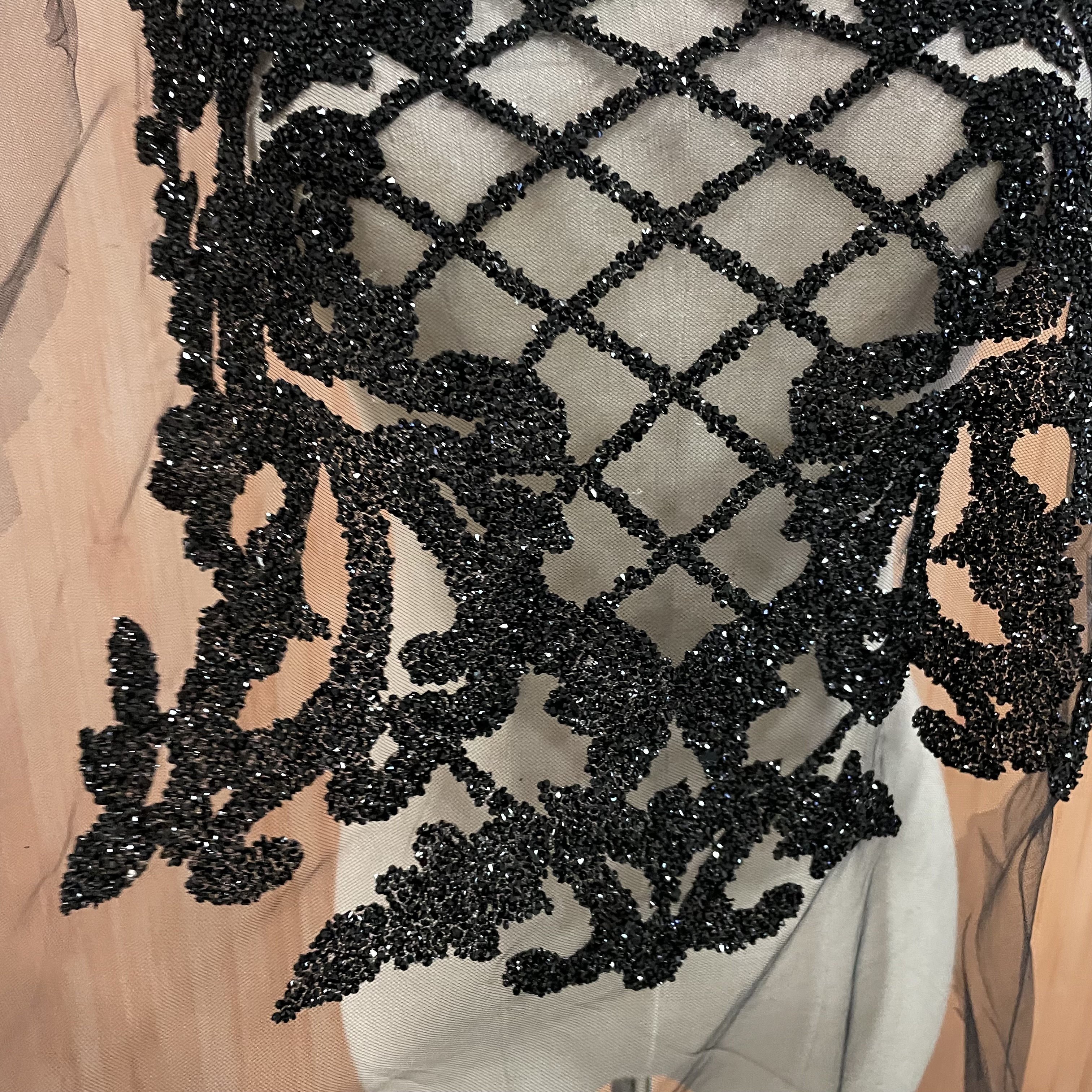 金色银色黑色树脂背胶烫钻图案 服装贴钻魔术贴布贴DIY外贸婚纱礼详情3