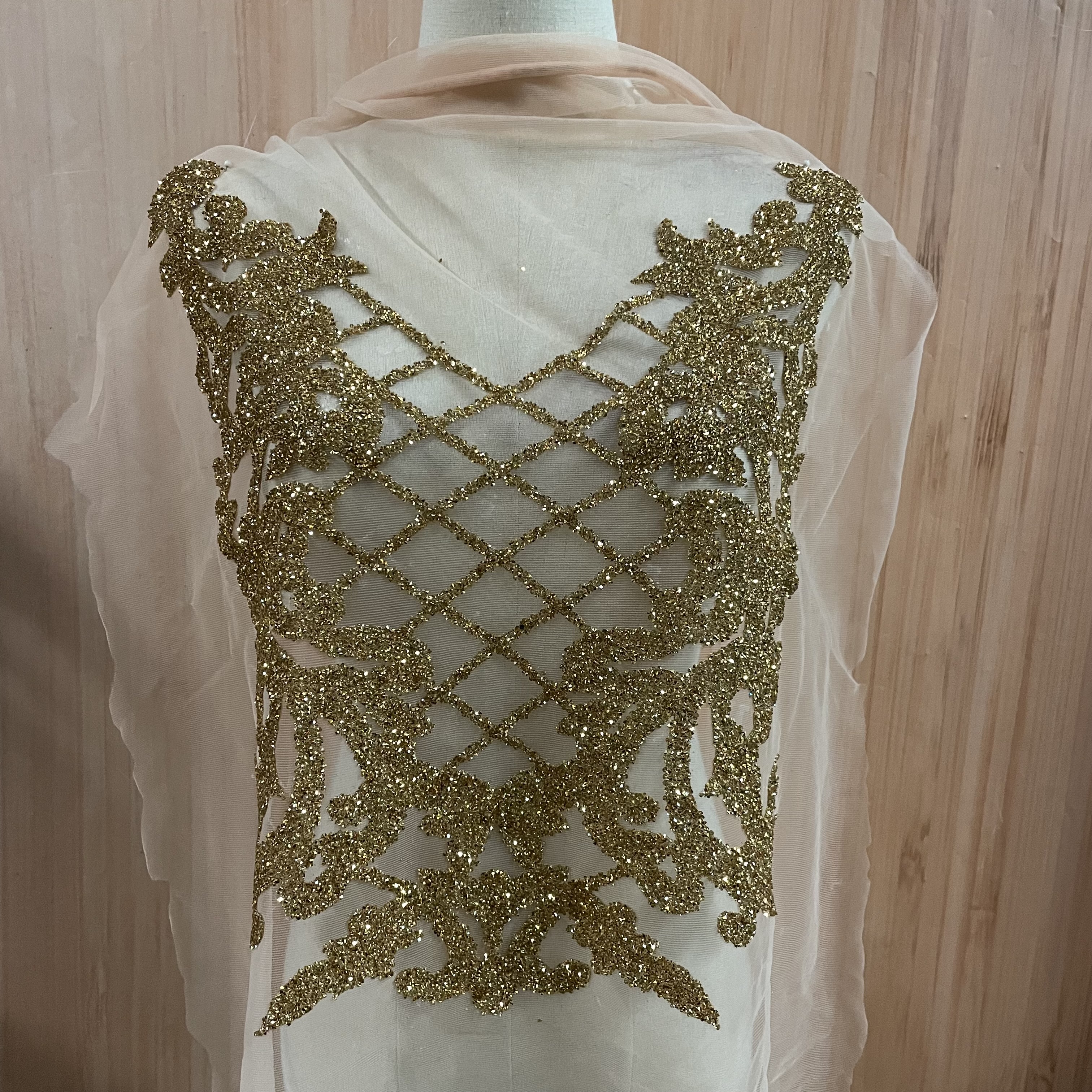 金色银色黑色树脂背胶烫钻图案 服装贴钻魔术贴布贴DIY外贸婚纱礼