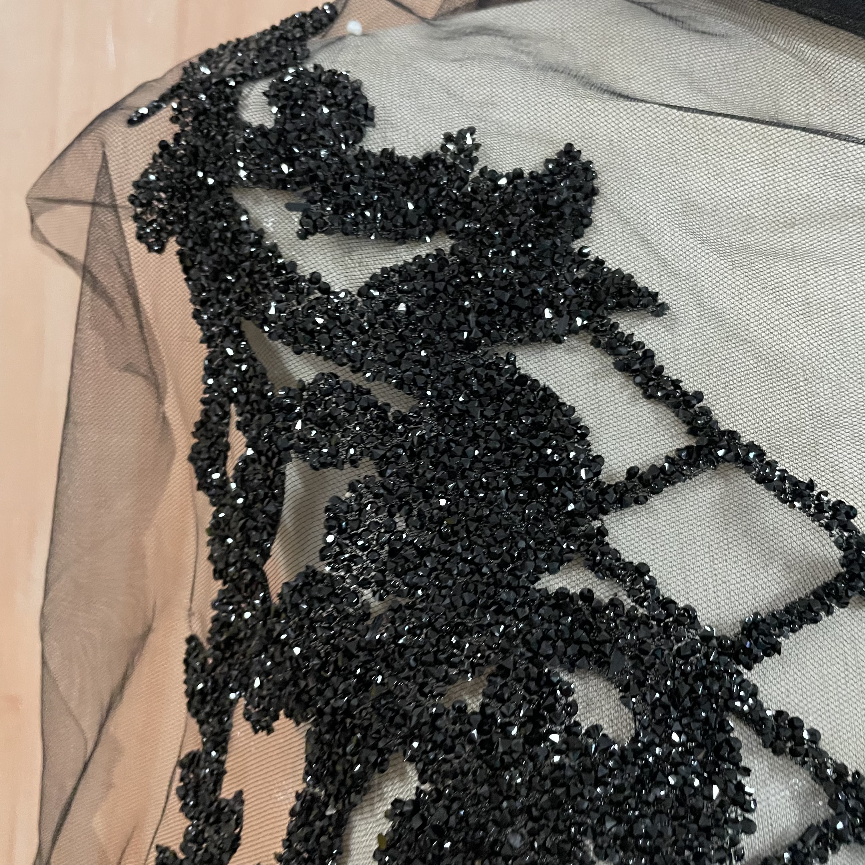 金色银色黑色树脂背胶烫钻图案 服装贴钻魔术贴布贴DIY外贸婚纱礼详情2
