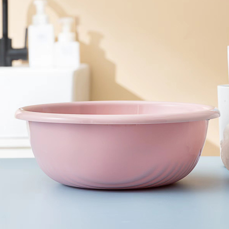 34*12 Nordic solid color darkened student dormitory laundry basin, household washbasin, plastic basin for washing vegetables pic 3