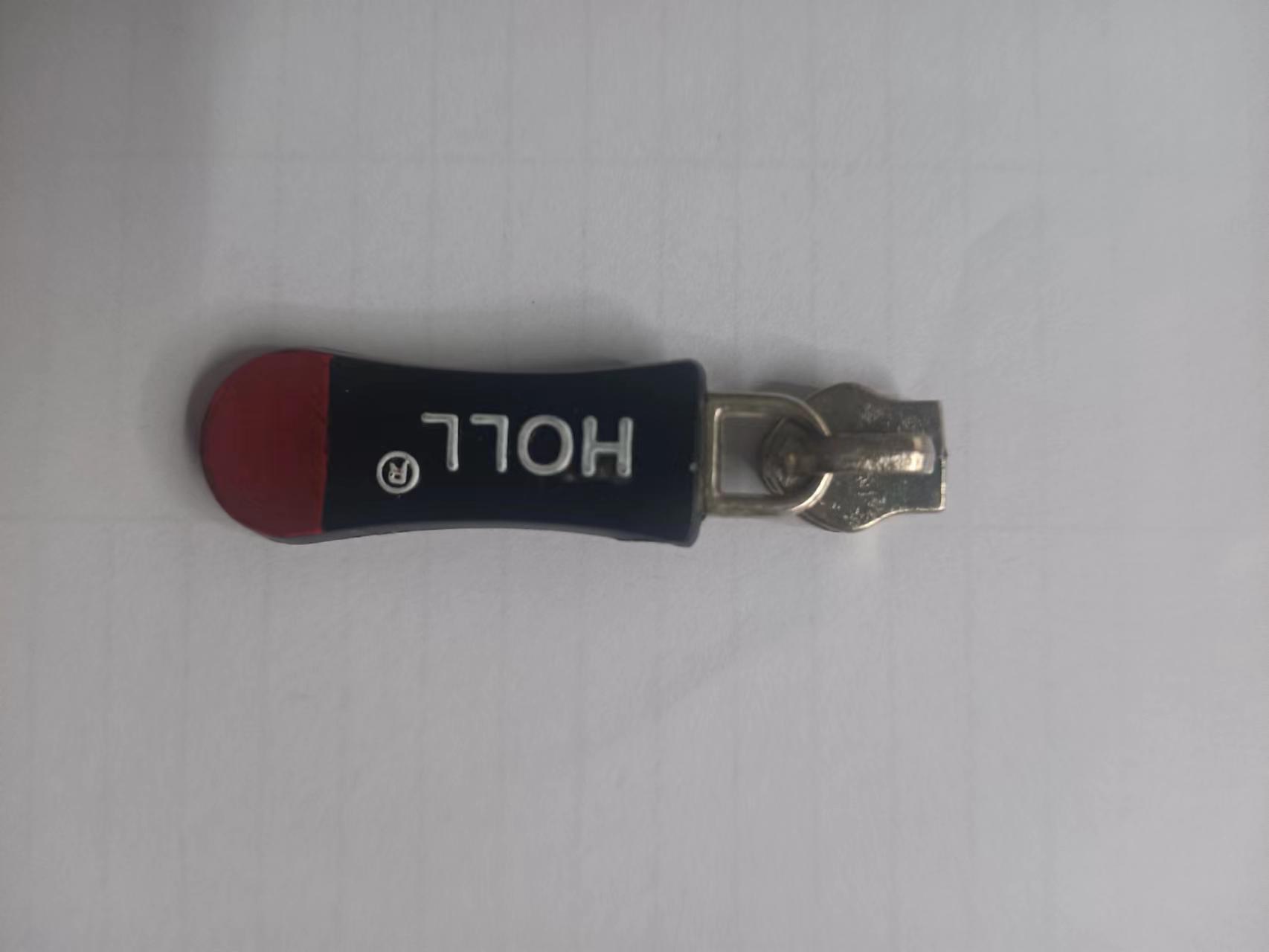 Zipper 71 factory wholesale luggage and tent zipper pulls, metal color zinc alloy, can be selected as large-bottom long plate zipper pulls