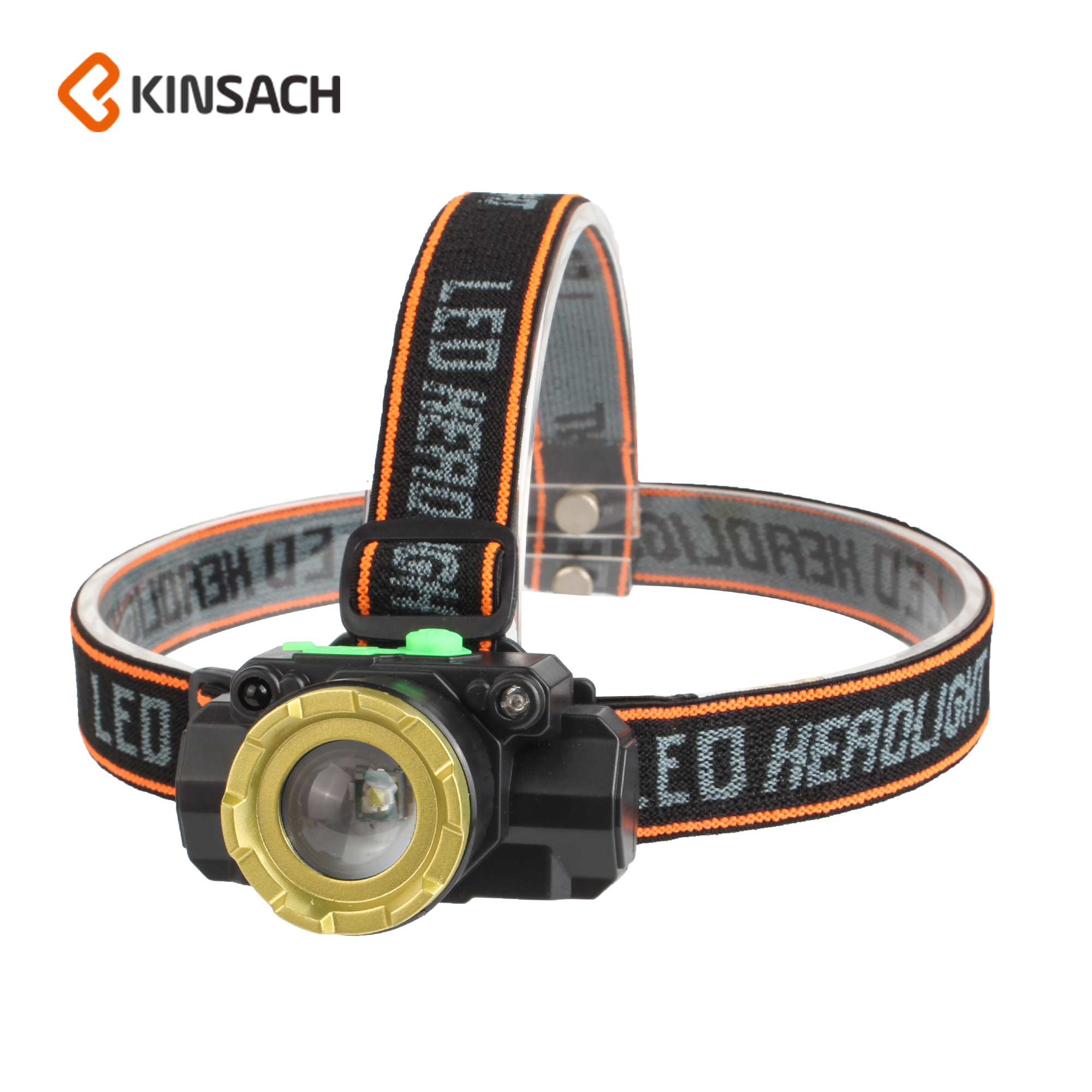 Super bright OSL headlight Rechargeable strong light mining headlight Fishing headlight USB plastic sensing headlight Headlight