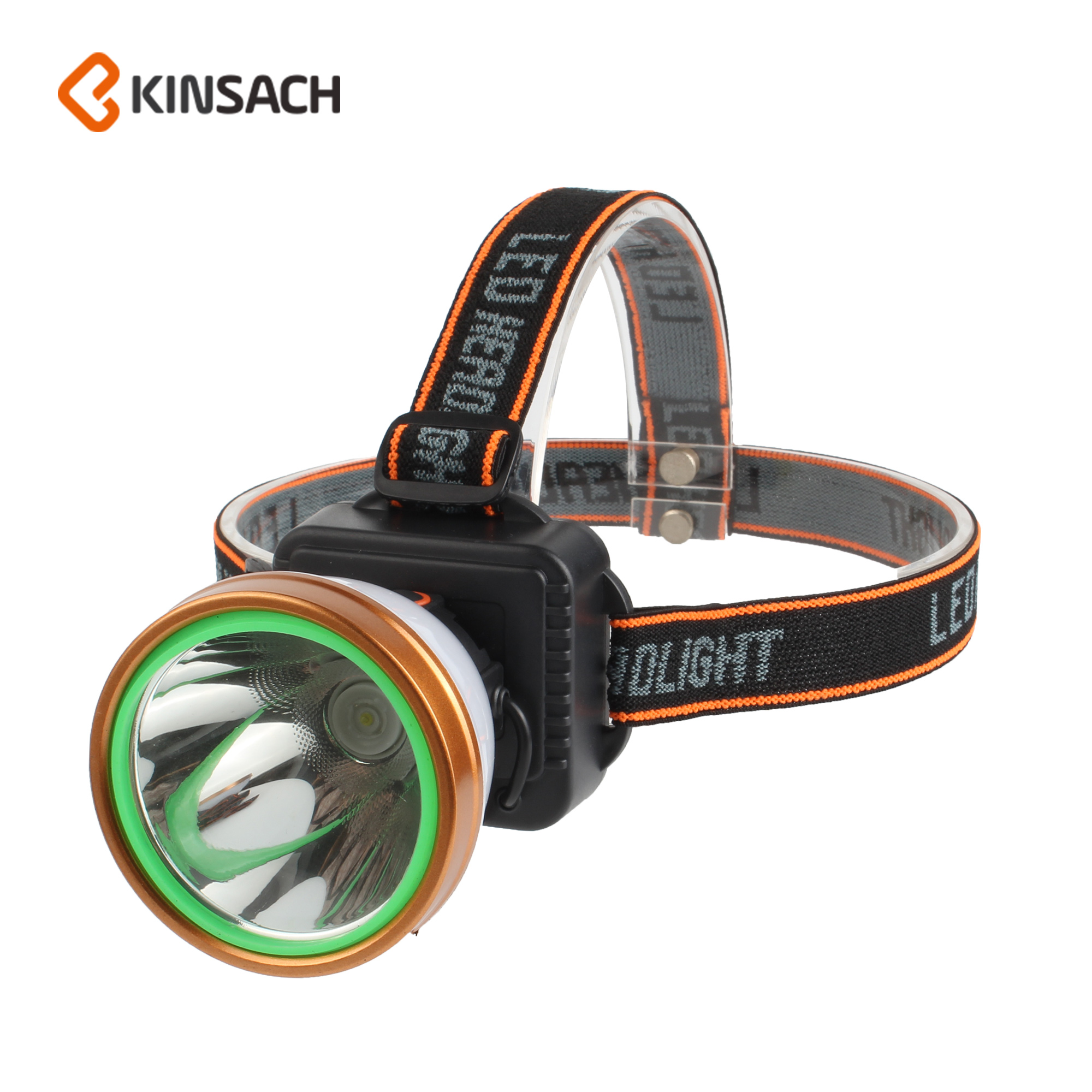 Super bright OSL+10*LED headlight Rechargeable strong light Mining headlight Fishing headlight USB charging headlight Headlight Large