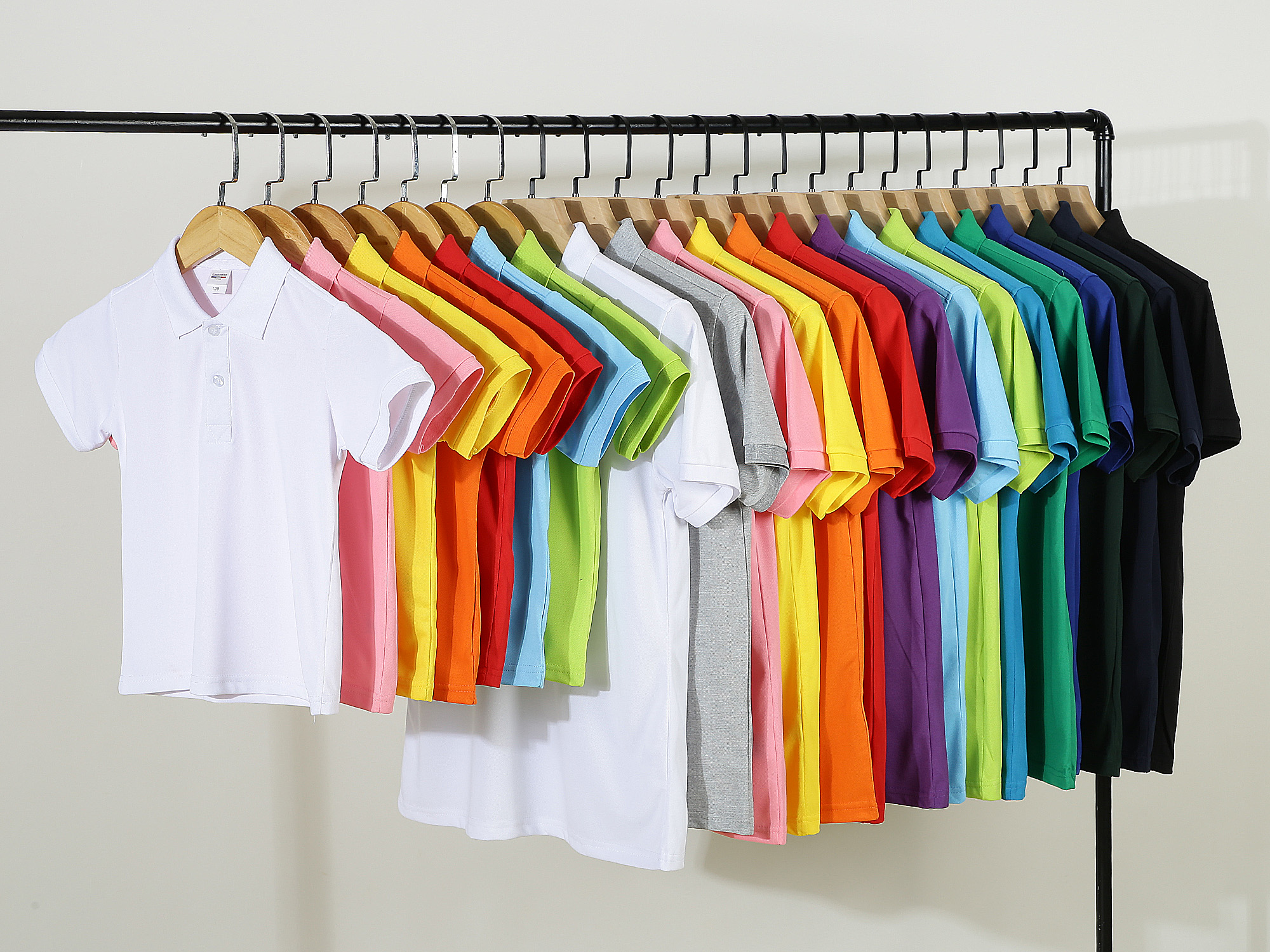 源头工厂-保罗POLO衫纯色T裇棉翻领广告衫短袖T恤定制工作服订制通标文化衫印LOGO绣花个性化DIY一件代发详情21