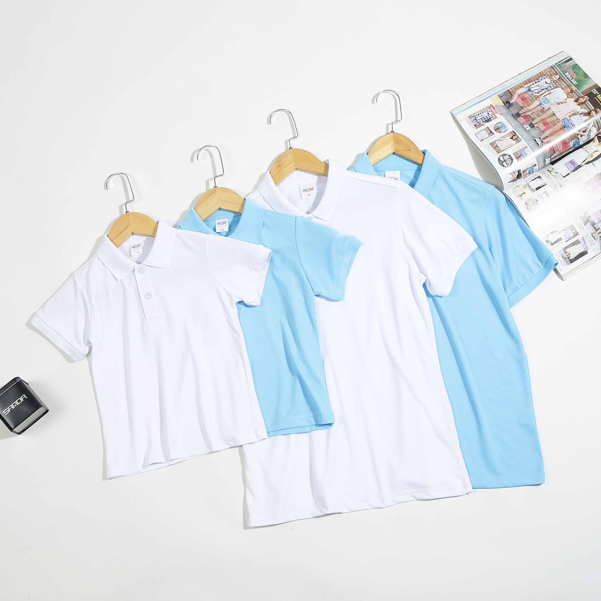 源头工厂-保罗POLO衫纯色T裇棉翻领广告衫短袖T恤定制工作服订制通标文化衫印LOGO绣花个性化DIY一件代发详情23