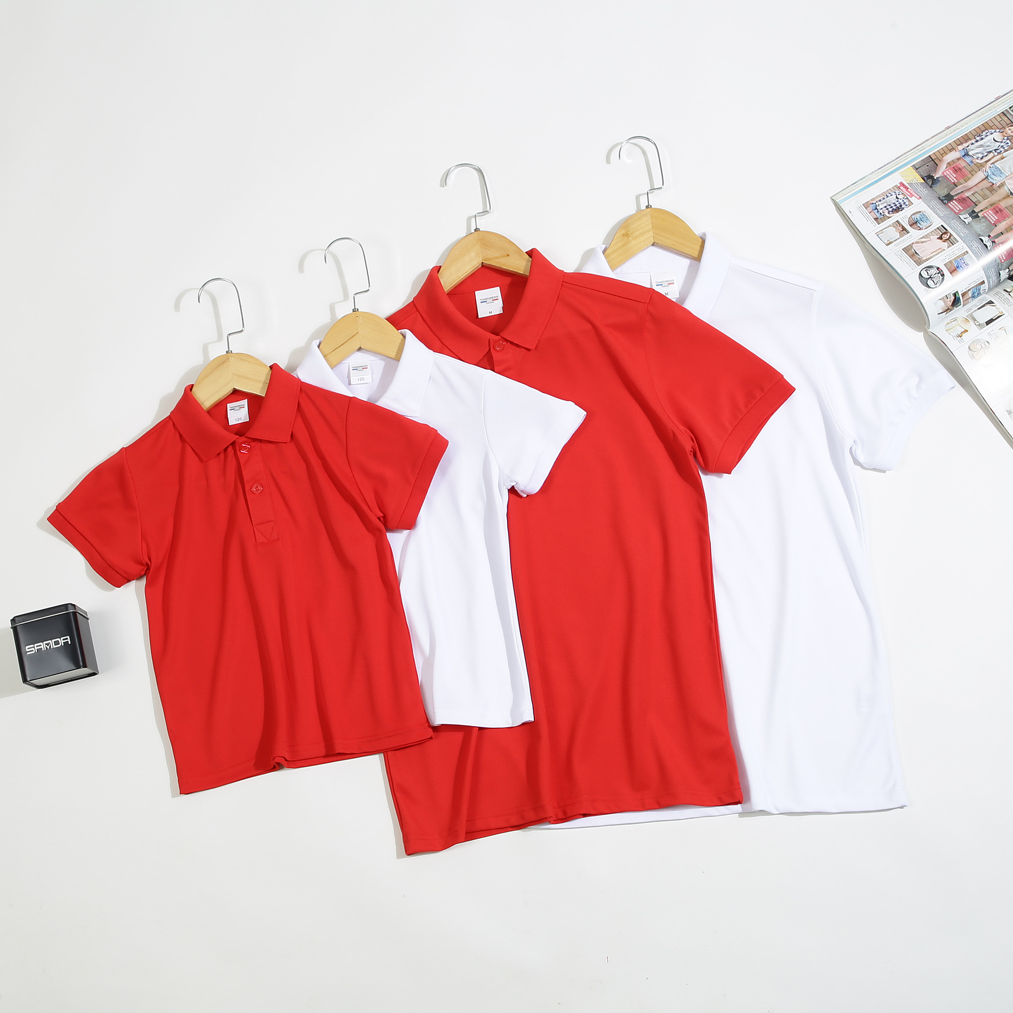 源头工厂-保罗POLO衫纯色T裇棉翻领广告衫短袖T恤定制工作服订制通标文化衫印LOGO绣花个性化DIY一件代发详情22