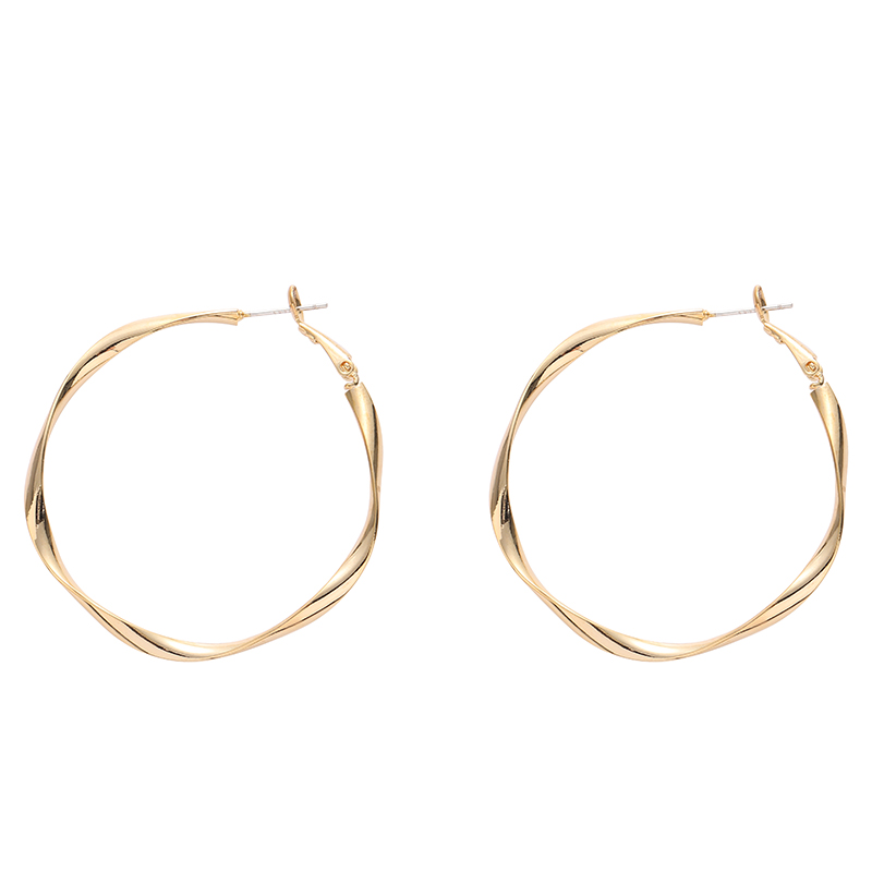 Feather Butterfly New Niche Design Cold Wind Big Circle Fashion All Matching Temperament Earrings Stud Feather Butterfly Jewelry