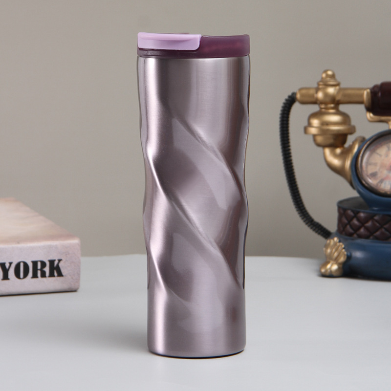 Stainless steel thread insulated cup