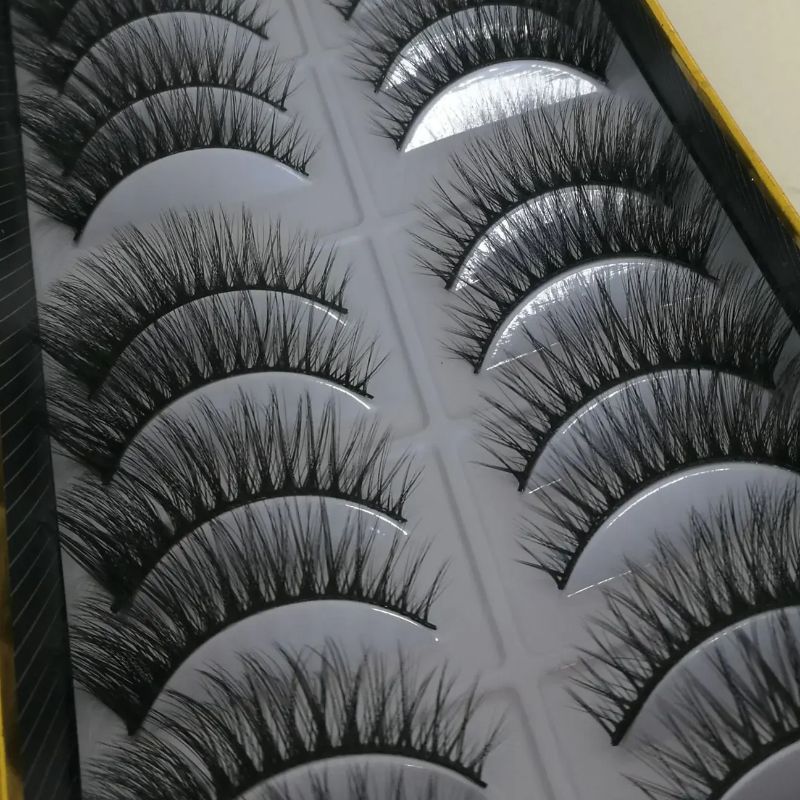 Factory direct sales of 3D Natural Thick and realistic curling false eyelashes 3305# Application Scenario