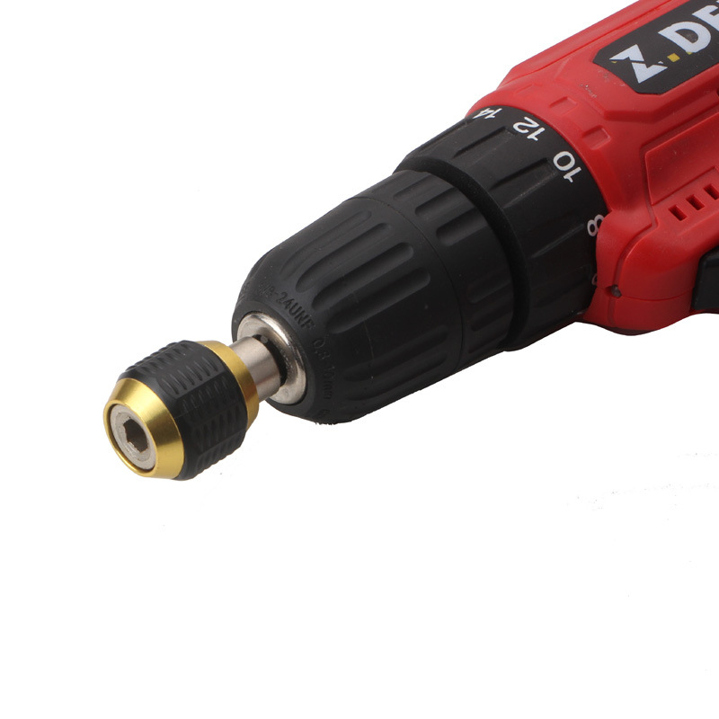 Electric hand drill three claws turn 1/4 hex self-locking connecting rod