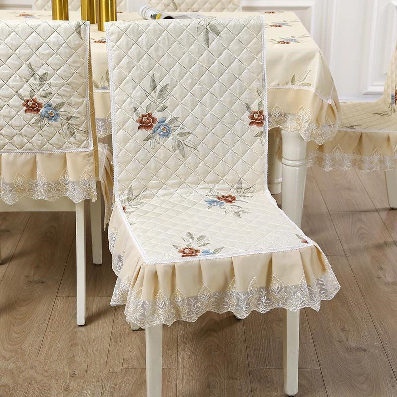 Qiansi universal chair cover cover one-piece cushion dining table chair cover household non-slip dining chair cushion butt cushion chair against the dining table