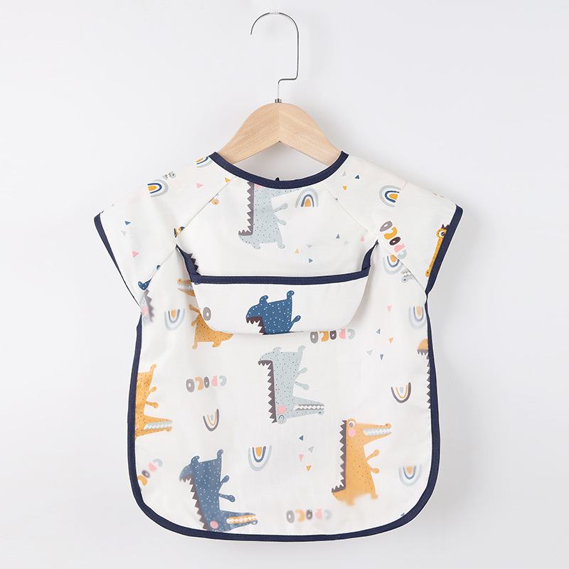 Baby eating gown bib