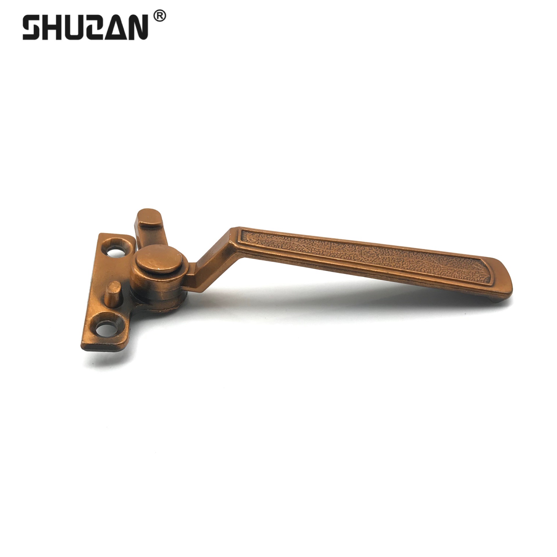 Manufacturers direct flat open seven handle zinc alloy door and window accessories casement window handle window handle 7 handle
