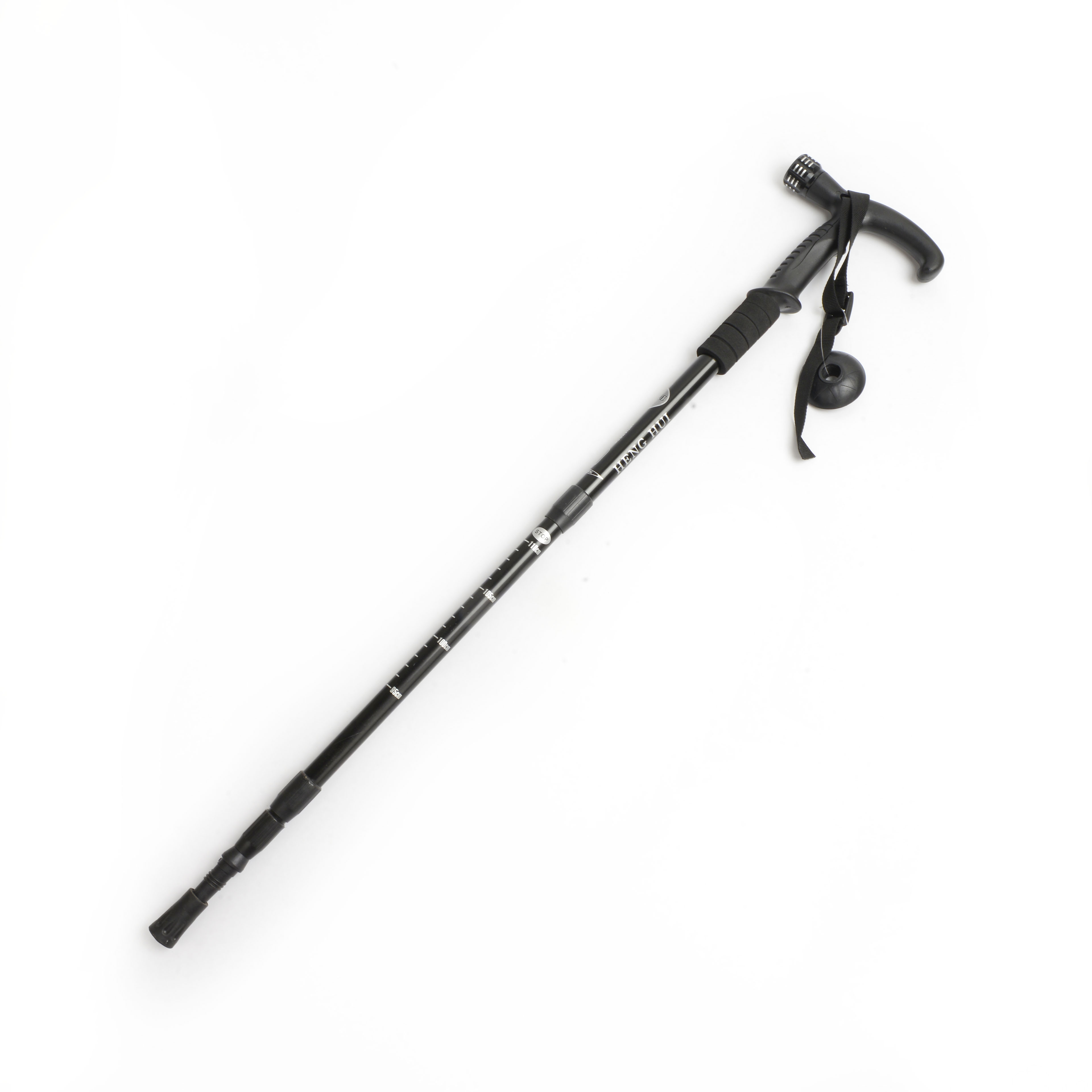 Crutch 5 aluminum alloy trekking pole is retractable