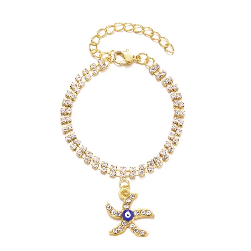 Fashion foreign style diamond starfish bracelet Haohao 41350811515515022 thumbnail