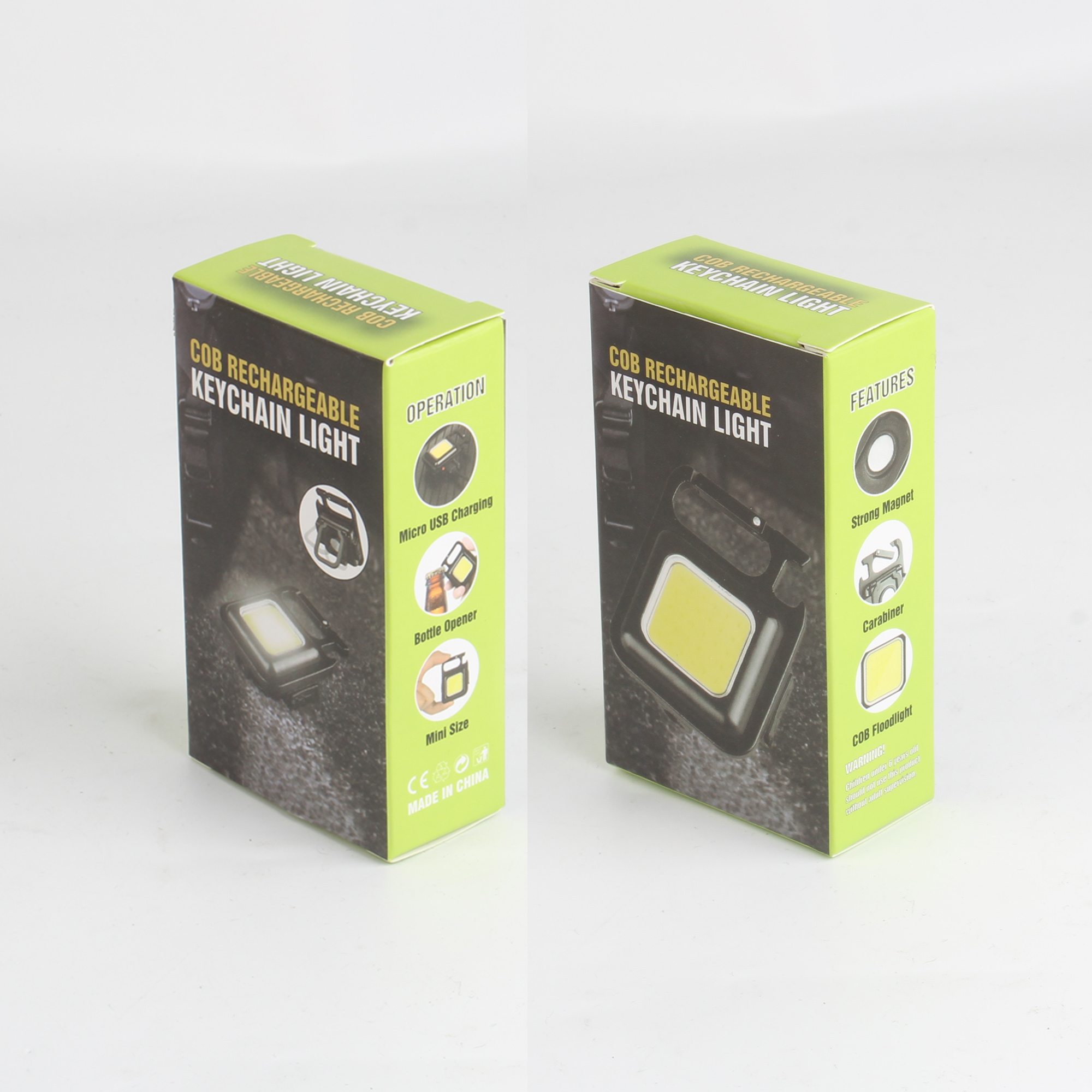 Multi-functional portable USB mini keychain light, high-brightness COB work light, camp light, emergency outdoor camping light Application Scenario