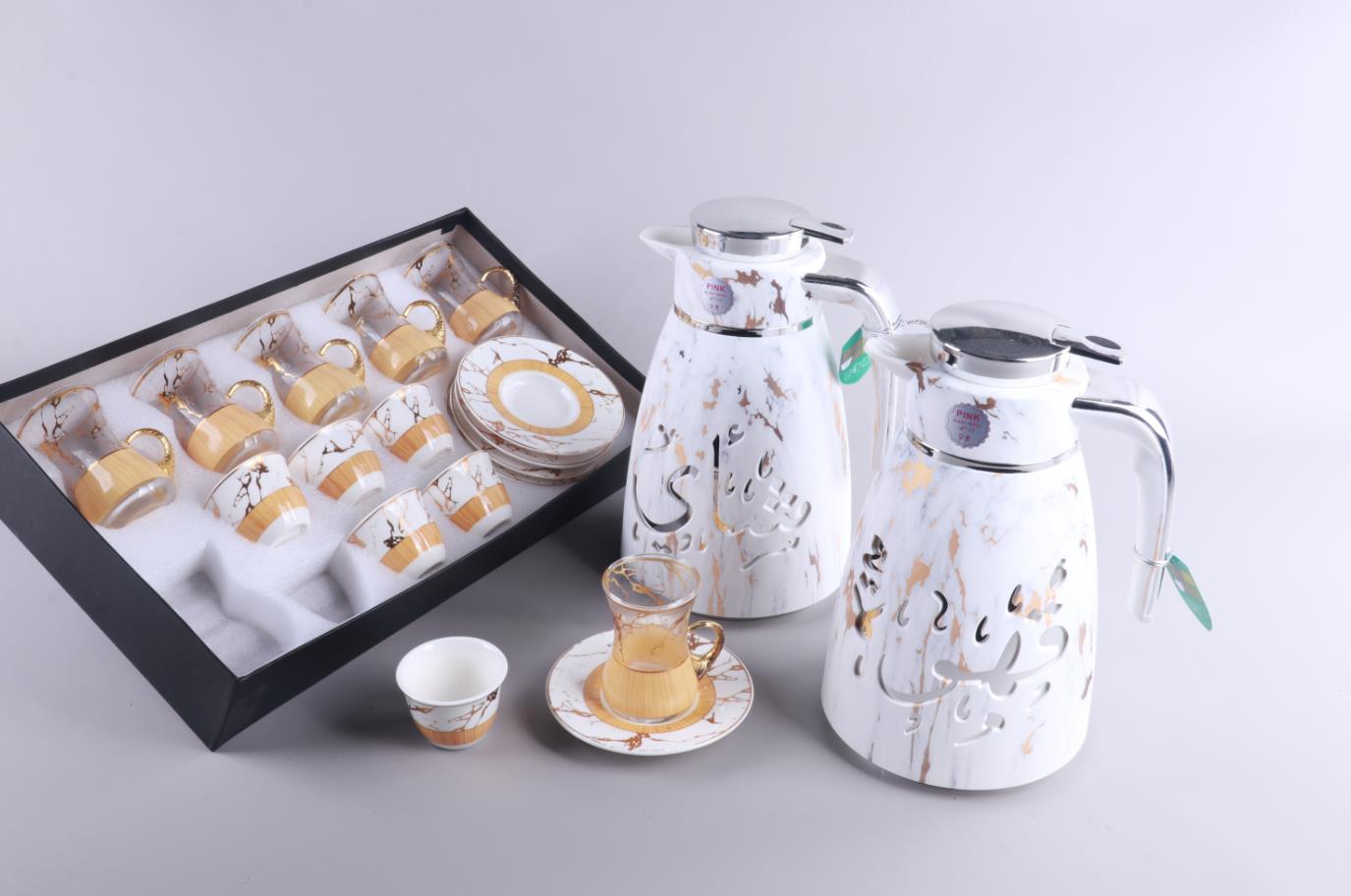 Middle East style Dubai Arab high-end kettle Thermos flask flask Coffee pot set PPW-10WMS /BMG thumbnail