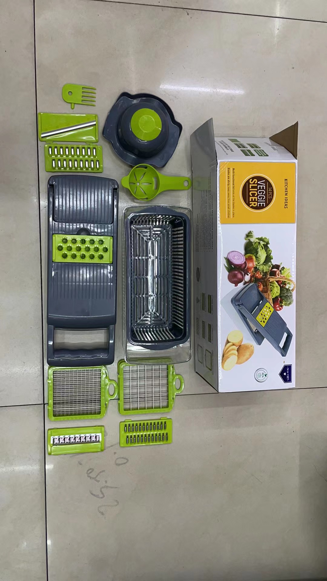Multi-functional vegetable cutter, multi-functional dicing and grilling machine, household kitchen grater pic 1