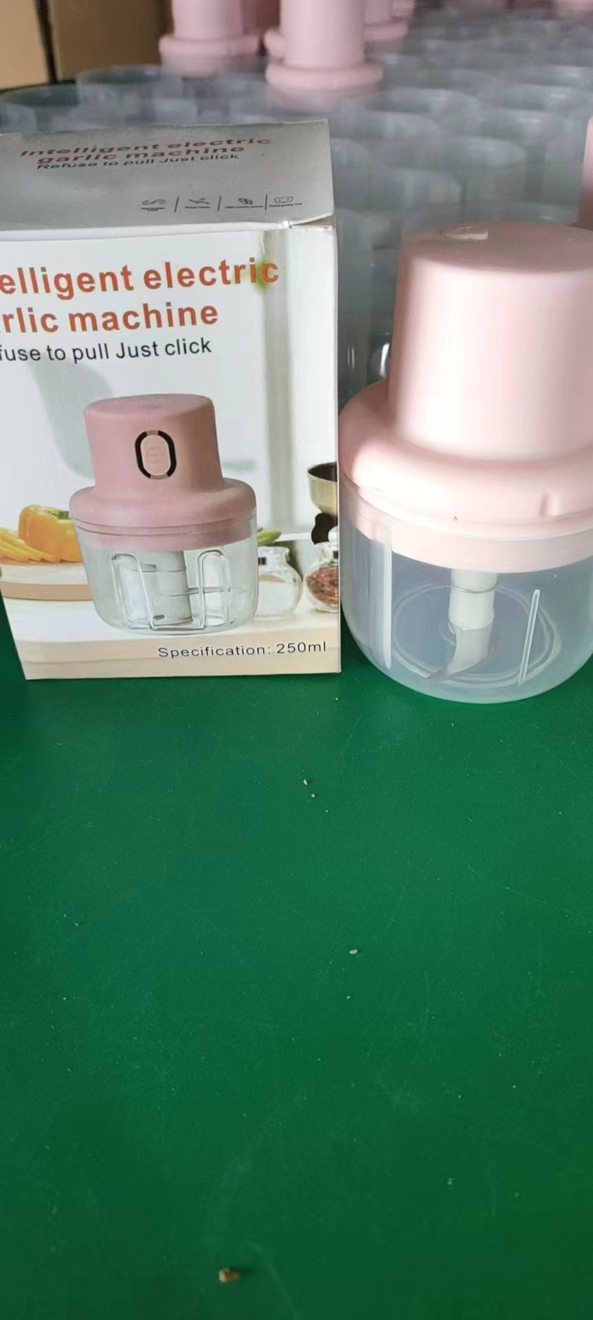 Electric garlic mince mixer, garlic puree mixer, mini garlic mince machine, garlic puller pic 1