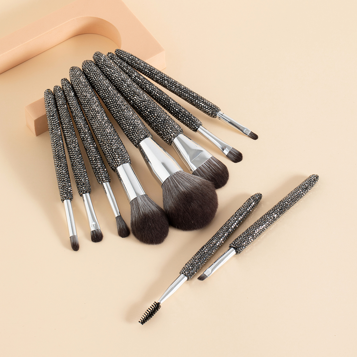 The New 10 Blingbling Shiny Brush Sets Are Pure Hand Glue Drill
