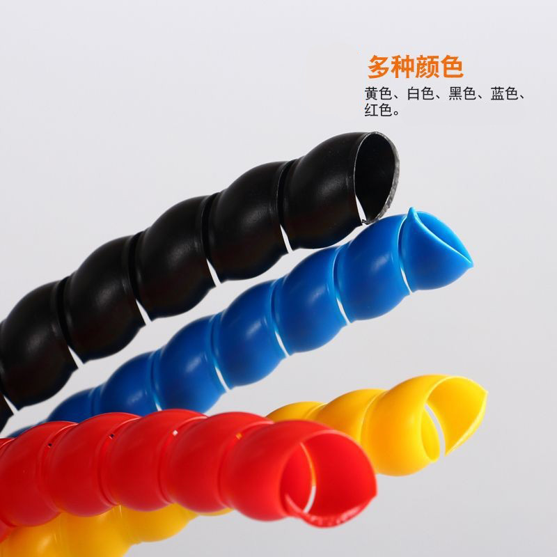220509螺旋保护套12mm护套 液压油管螺旋护套电线保护管洗车水管空调管保护套 螺旋缠绕管详情图5