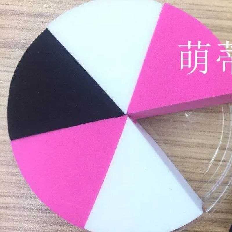 Non-Latex Round Six-Piece Powder Puff Meets Water Becomes Large Makeup Tools Manufacturers Direct Sales details Picture