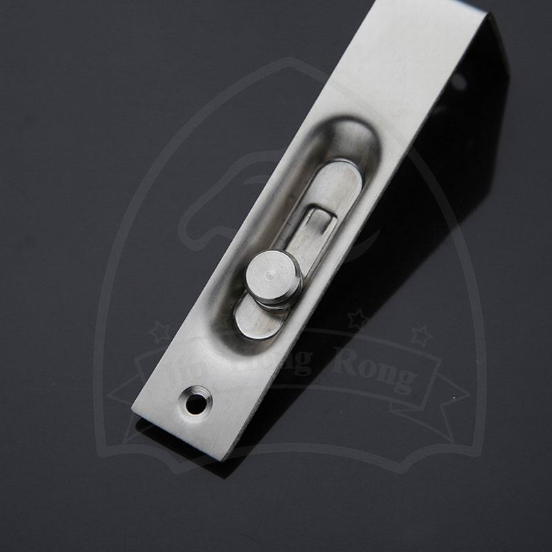 Dark bolt door and window fittings fire door bolt 6 "8" 10 "12" stainless steel heaven and earth bolt Specification drawing