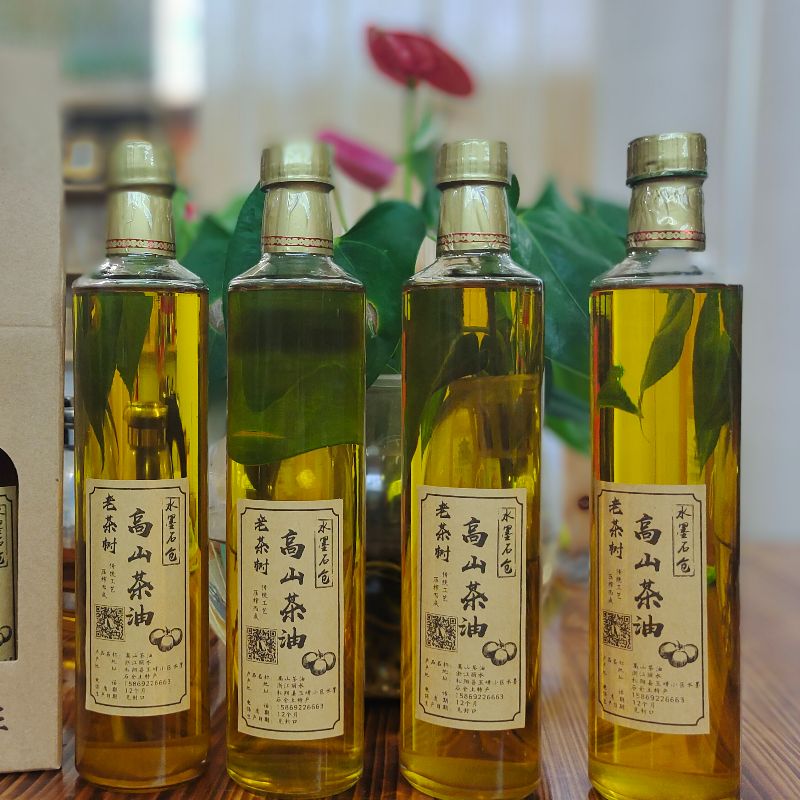 松阳晓英水墨石仓山茶油食用油详情1