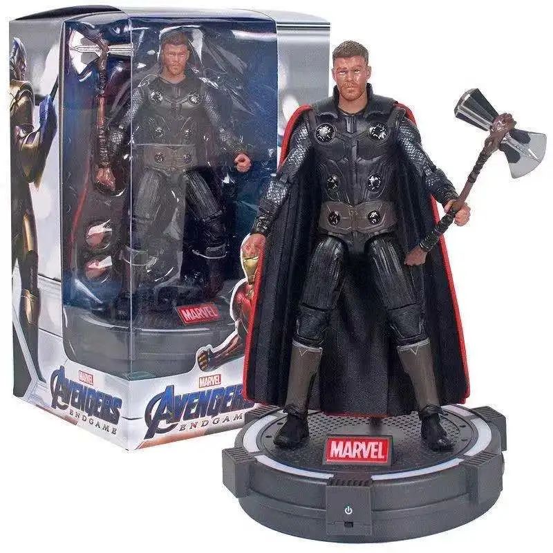 The official authorized 7-inch illuminated display stand of the Marvel series Thor by Zhongdong details Picture