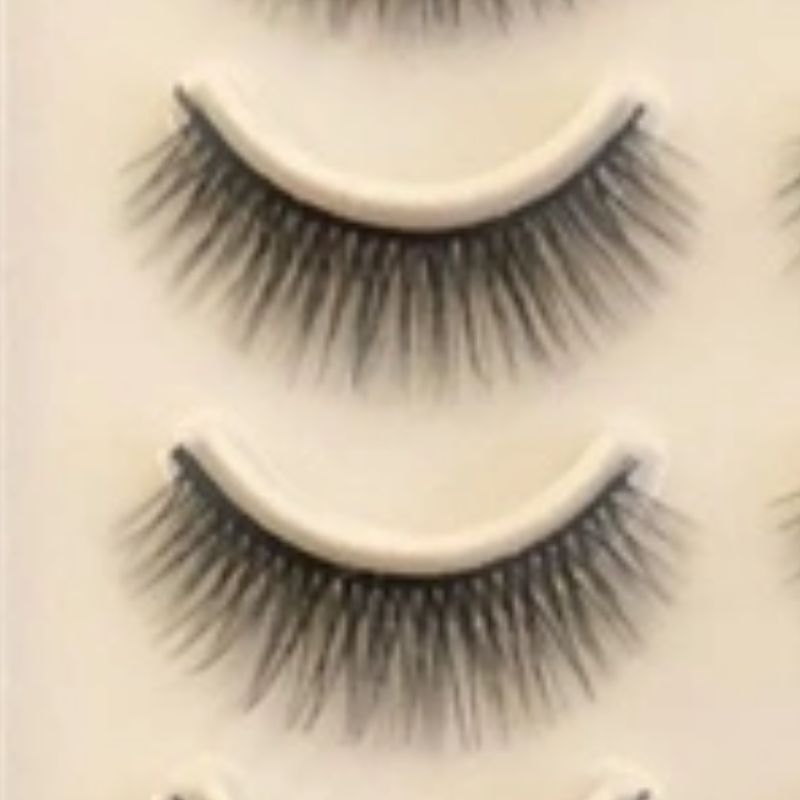 10 Pairs Of Short Multi-Level False Eyelashes Manufacturers Direct Beauty Products False Eyelashes Specification drawing