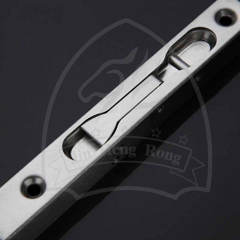Dark bolt door and window accessories anti-theft door bolt world bolt 6 "8" 12 "stainless steel box bolt Specification drawing