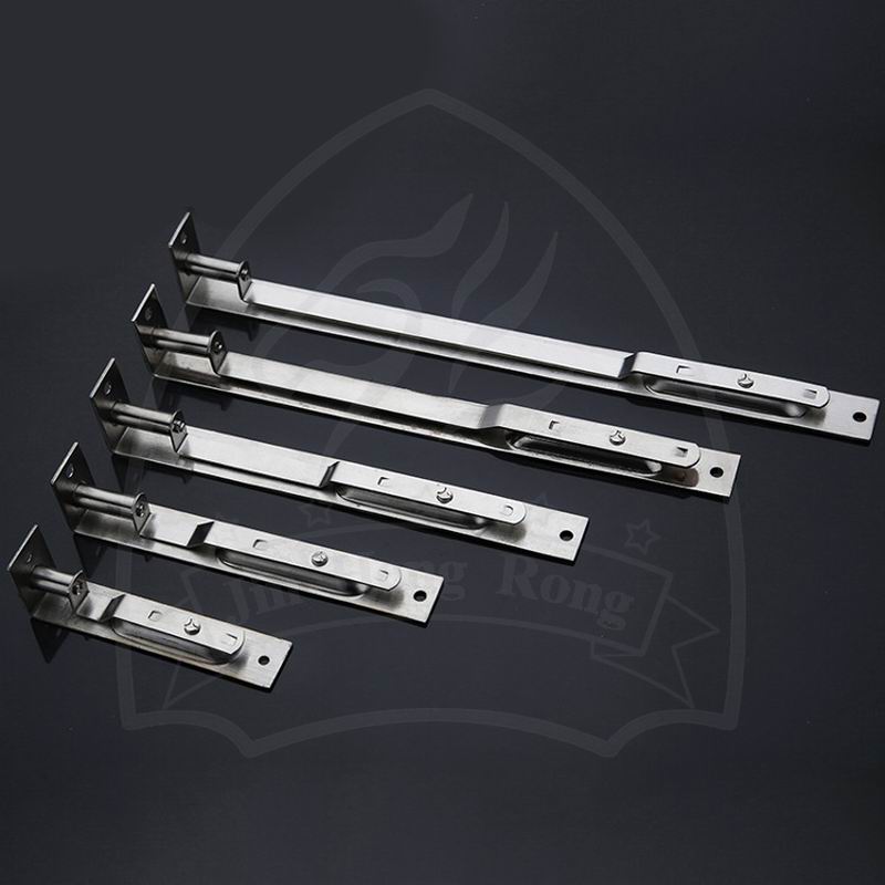 Dark bolt door and window fittings fire door bolt 6 "8" 10 "12" stainless steel heaven and earth bolt details Picture