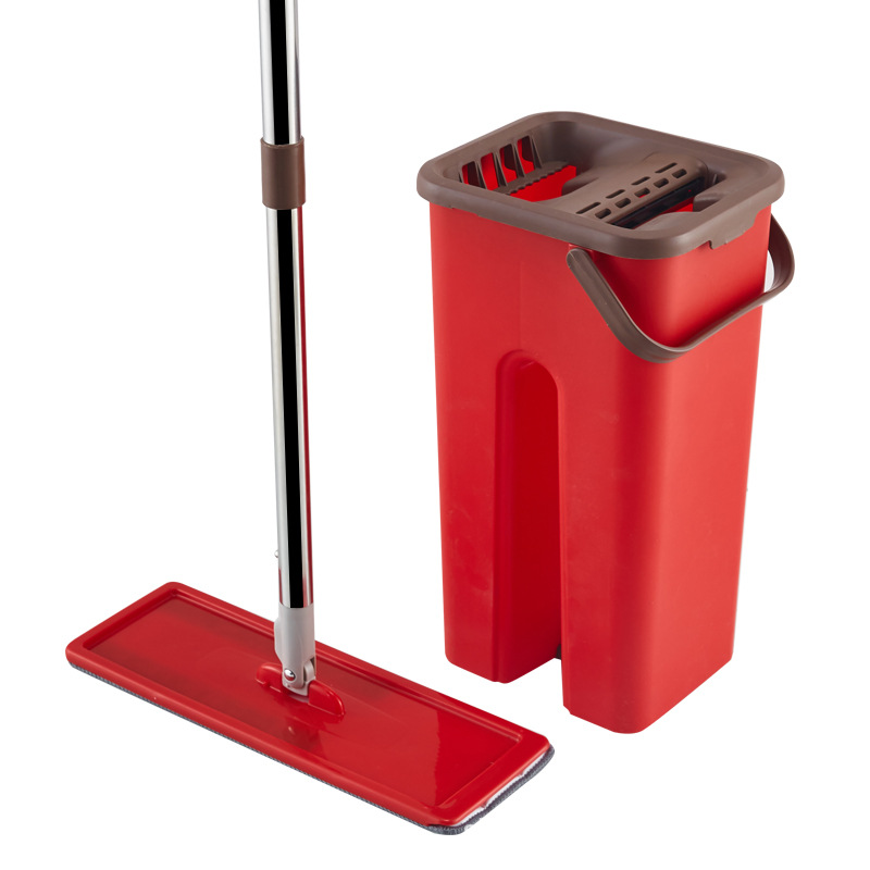 Small mop set with one-piece cover