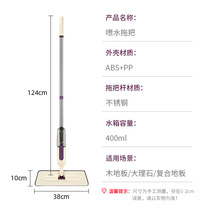 Wet and dry spray mop
