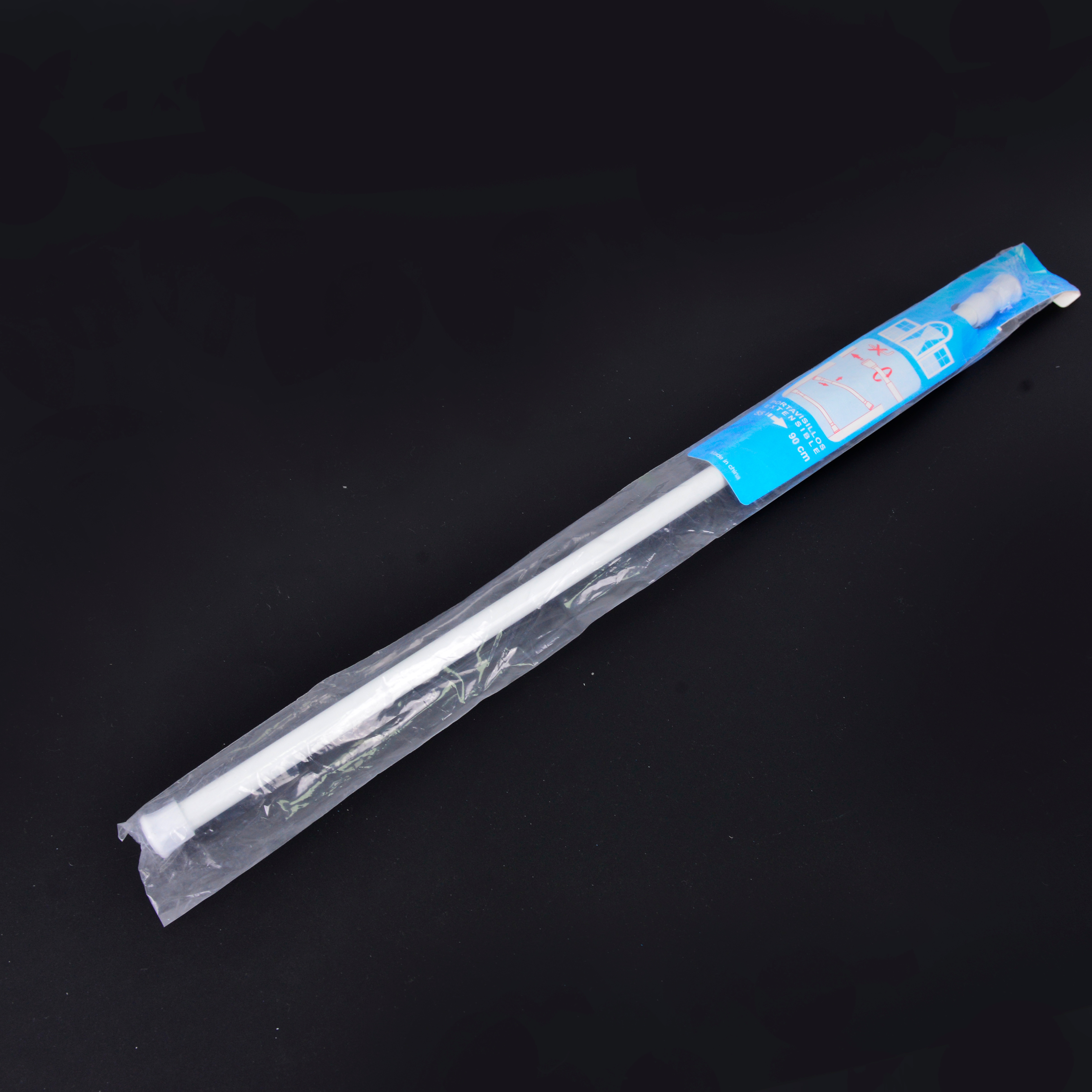Perforation-Free Iron Shower Curtain Rod 70-120 Thin Rod
