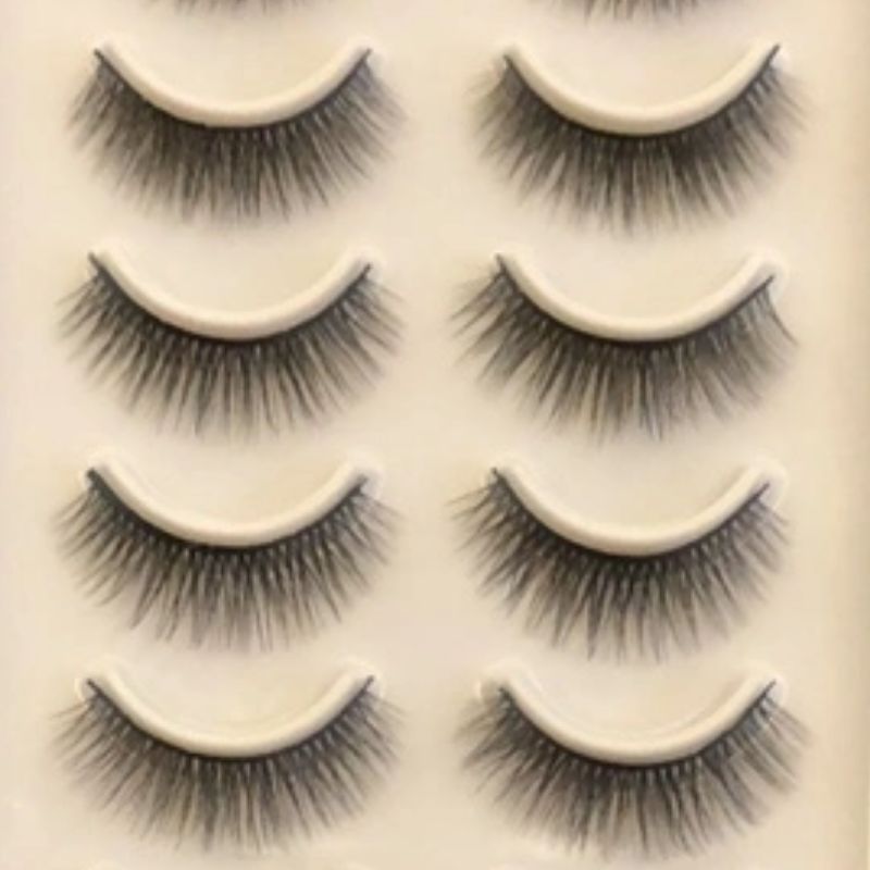 10 Pairs Of Short Multi-Level False Eyelashes Manufacturers Direct Beauty Products False Eyelashes details Picture