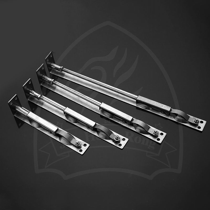 4 hole dark latch door and window accessories fire door latch 6 "8" 10 "12" stainless steel heaven and earth latch Application Scenario