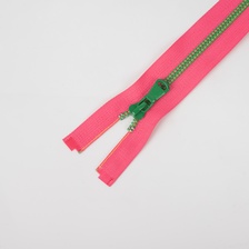 5#红绿撞色拉链服装辅料配件强化拉链