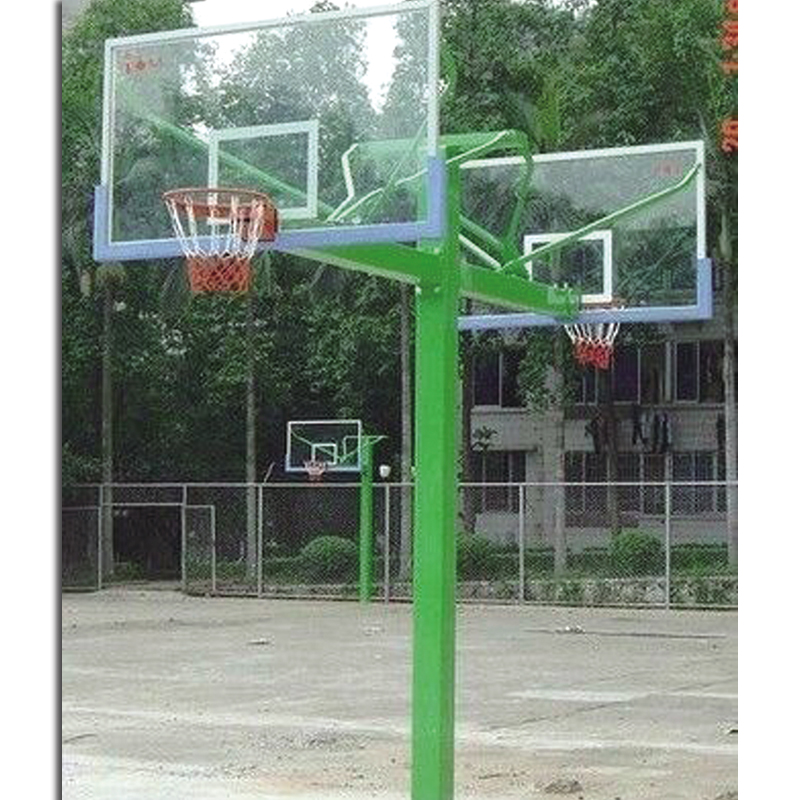 会军义体健钢化玻璃移动式篮球架户外篮球架详情4