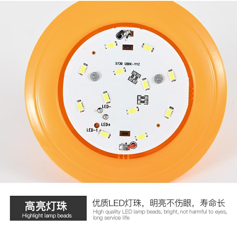 Mini rechargeable solar flying saucer lamp pic 6