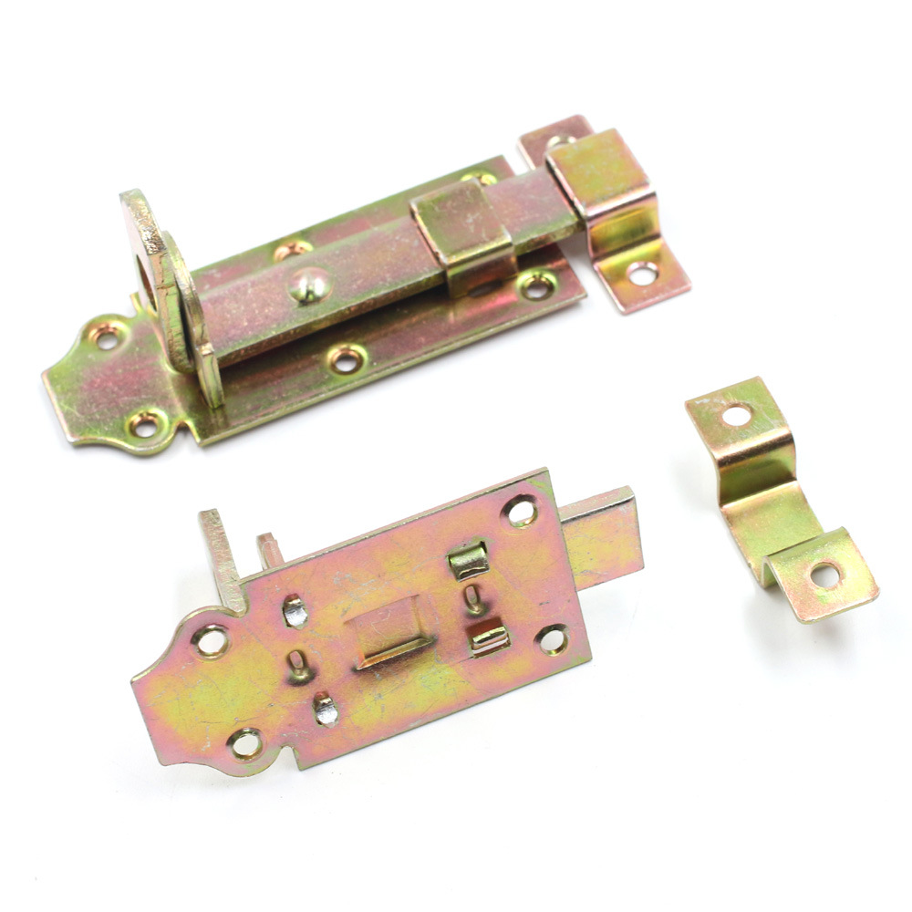 Bolt color zinc flat bolt South America can padlock hoist head heavy iron bolt factory direct supply full figure
