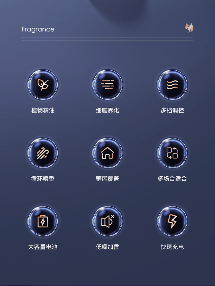 新品含香香薰机三档定时全自动喷香挂壁桌面两用香薰机自动喷香机香氛机家用室内房间卫生间厕所除臭香薰机酒店扩香跨境详情4