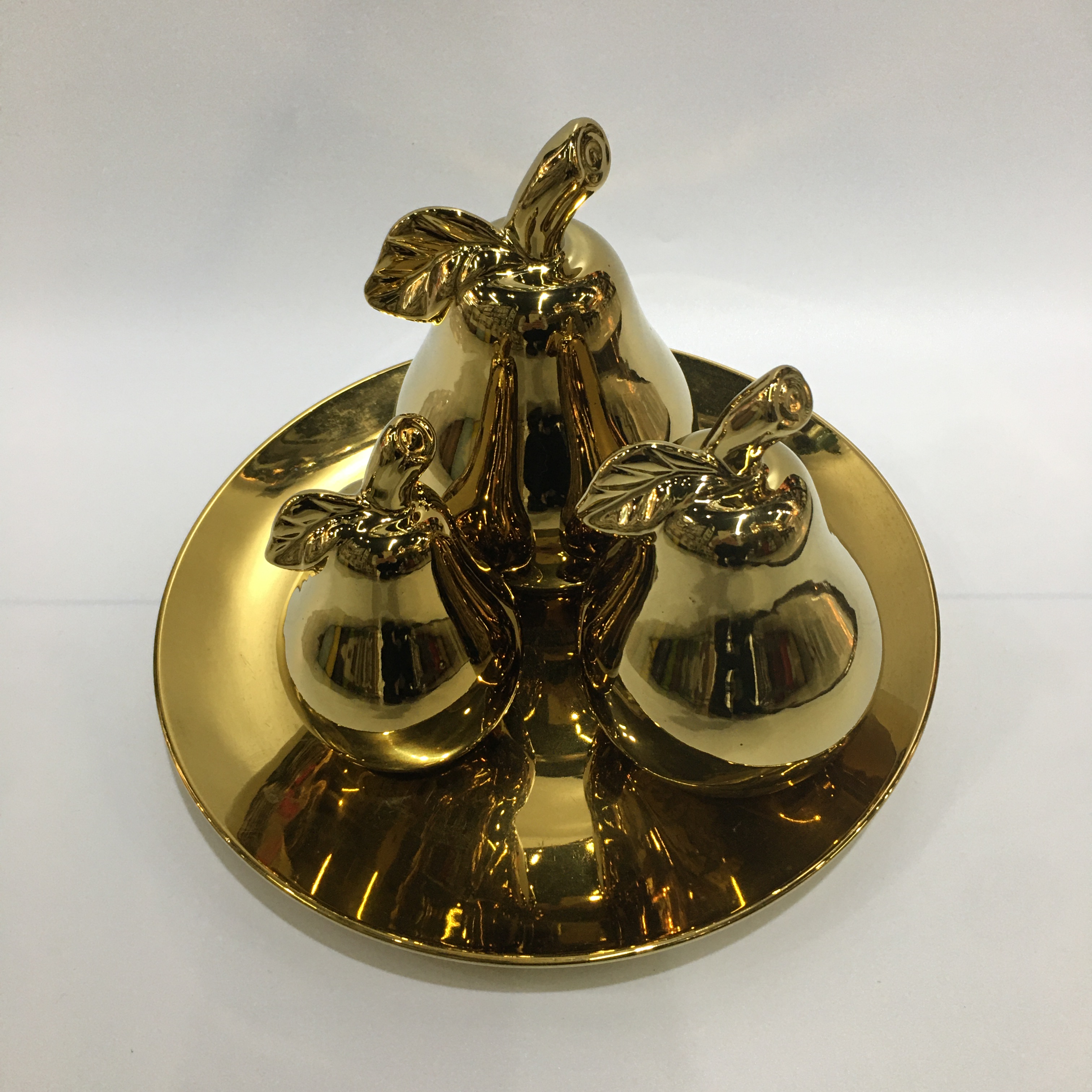 2025chinagoods Ceramic handicrafts Hotel and home four-piece set of decorative items, modern and simple office creative decorative items, TV cabinet decorative items Specification drawing