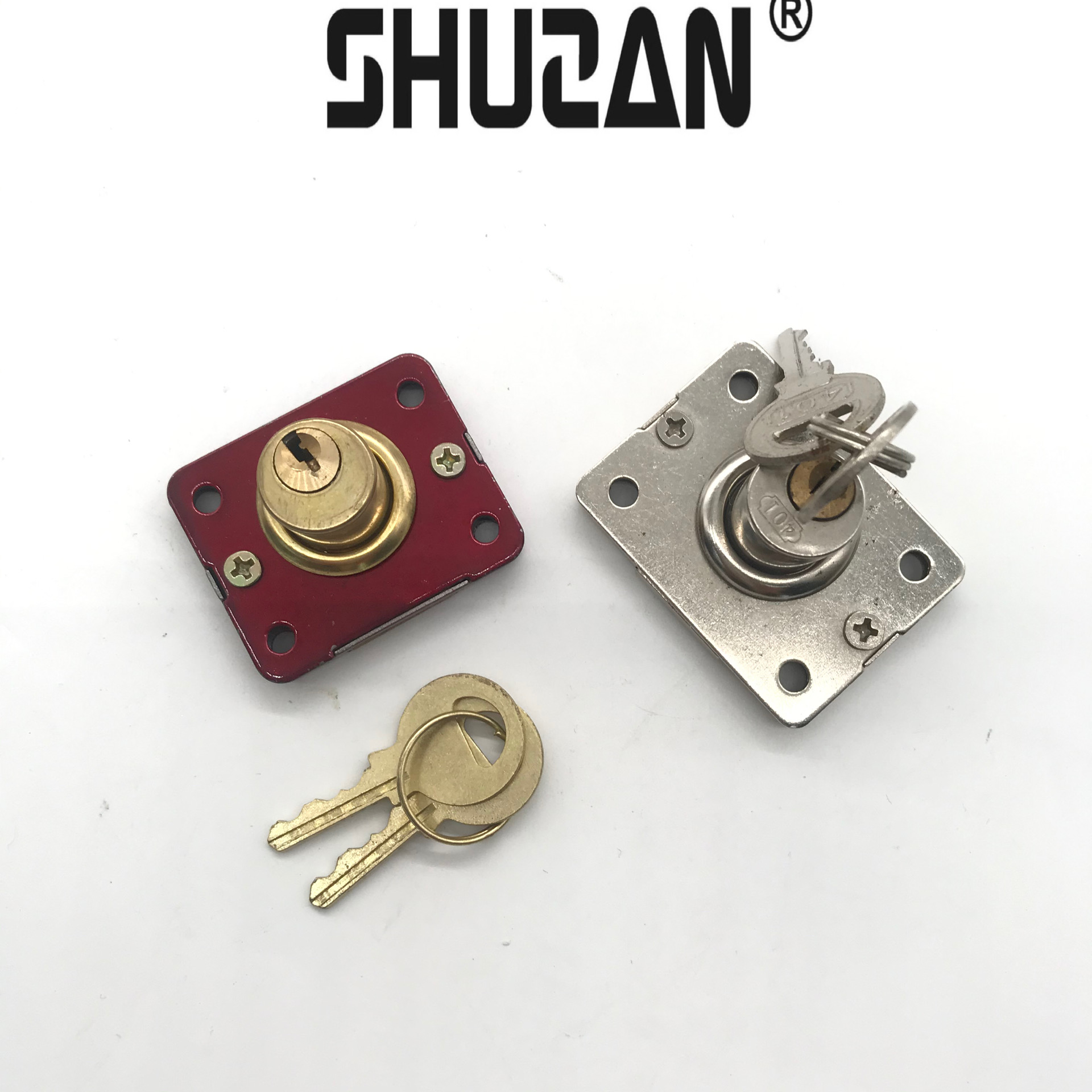 Factory direct desk drawer lock Office cabinet lock furniture drawer lock high quality square tongue drawer lock
